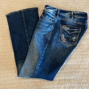 Silver Avery Bootcut size 14 Length 33